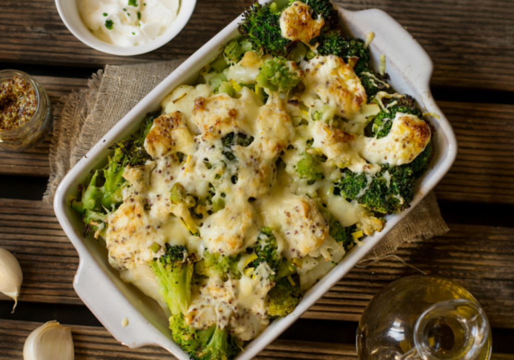 Brokkoli-Auflauf mit Käse
