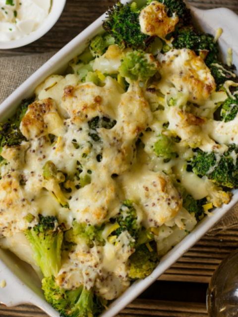 Brokkoli-Auflauf mit Käse