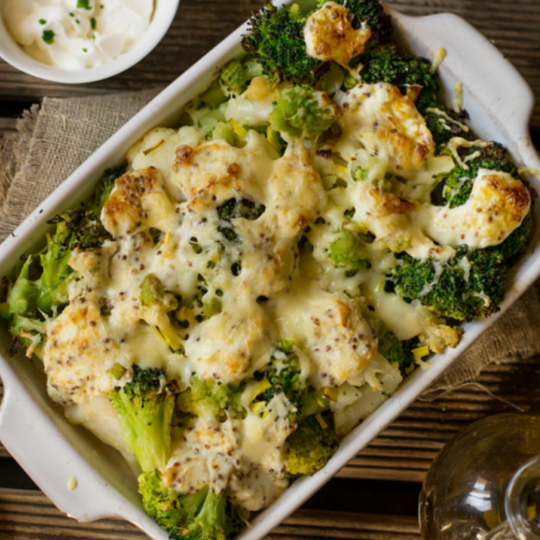 Brokkoli-Auflauf mit Käse