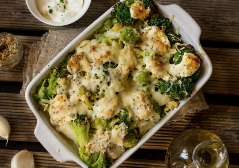 Brokkoli-Auflauf mit Käse