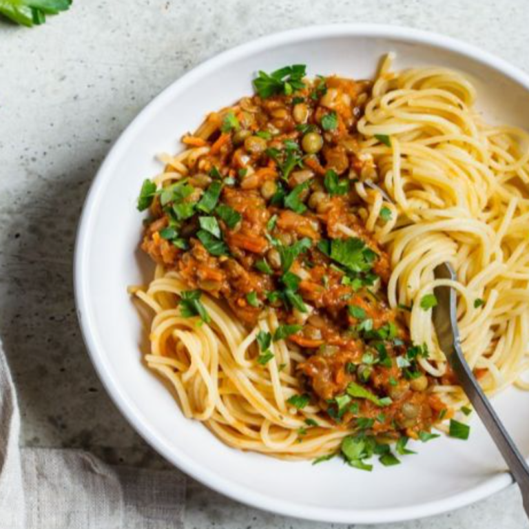 Vegane Linsenbolognese