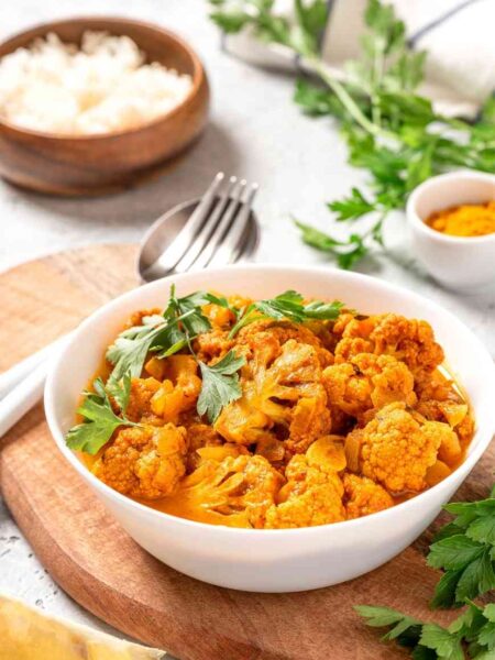 Blumenkohl-Curry mit Kokosmilch