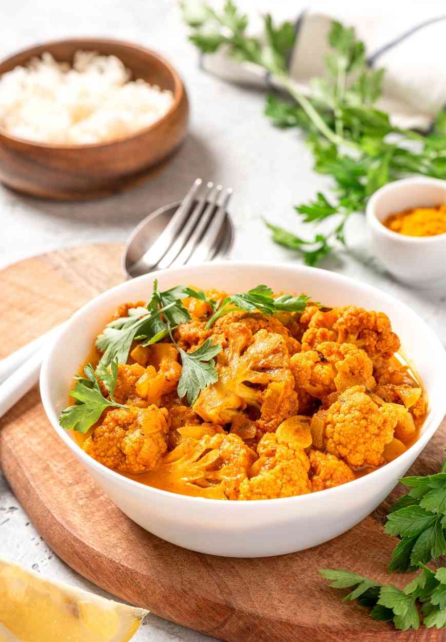 Blumenkohl-Curry mit Kokosmilch