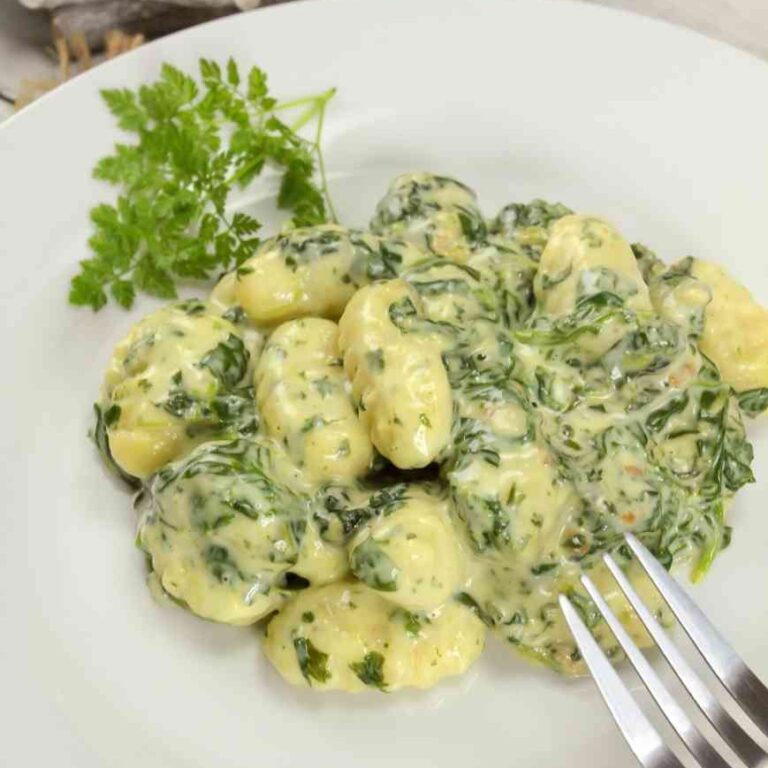 Gnocchi mit Spinat und Gorgonzola