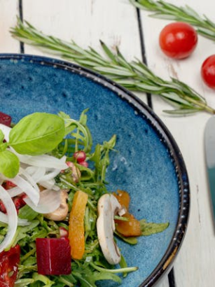 Rucola in der vegetarischen Ernährung – Nährstoffe, Vorteile und Verwendungsideen