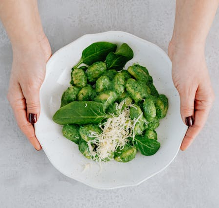 Gnocchi mit Spinat und Gorgonzola