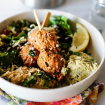 Falafel mit Hummus und Taboulé