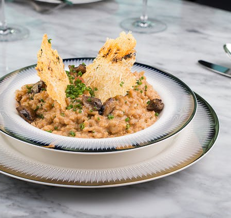 Pilzrisotto mit frischen Kräutern