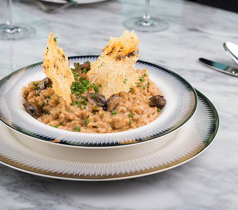 Pilzrisotto mit frischen Kräutern