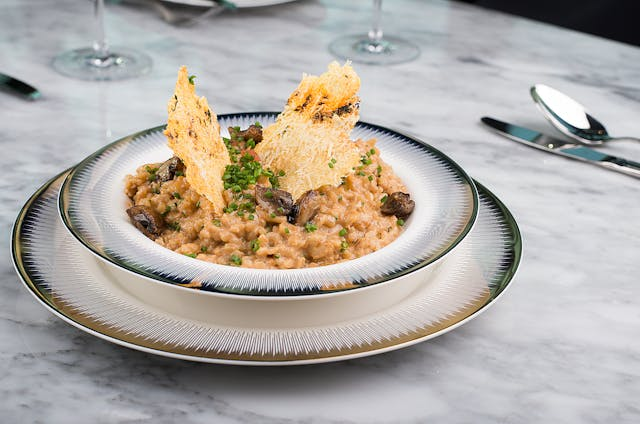 Pilzrisotto mit frischen Kräutern