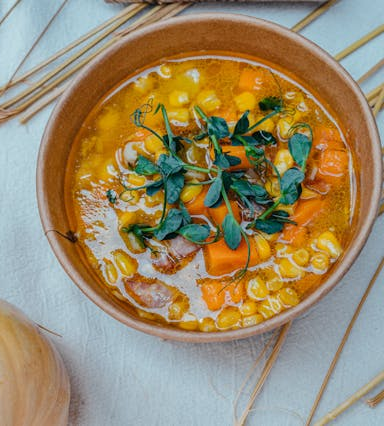 Veganer Kichererbsen-Eintopf mit Spinat