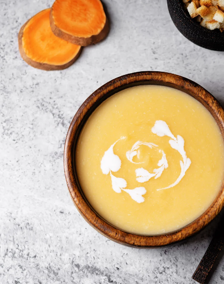 Süßkartoffel-Kokos-Suppe