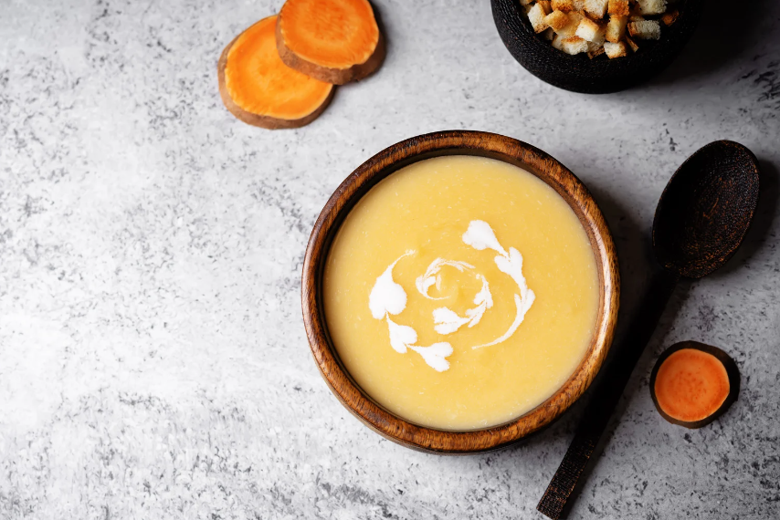 Süßkartoffel-Kokos-Suppe