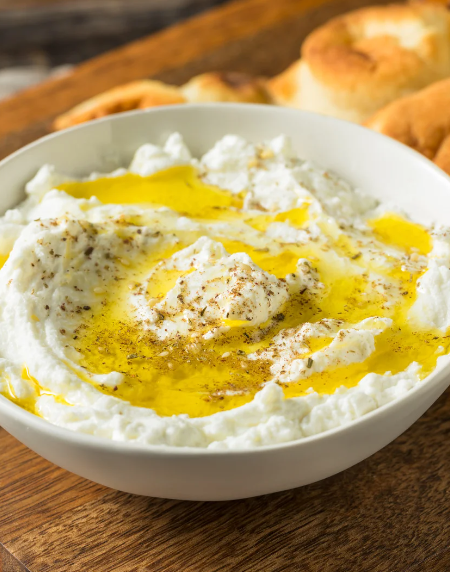 Kichererbsen-Joghurt-Dip mit Kreuzkümmel