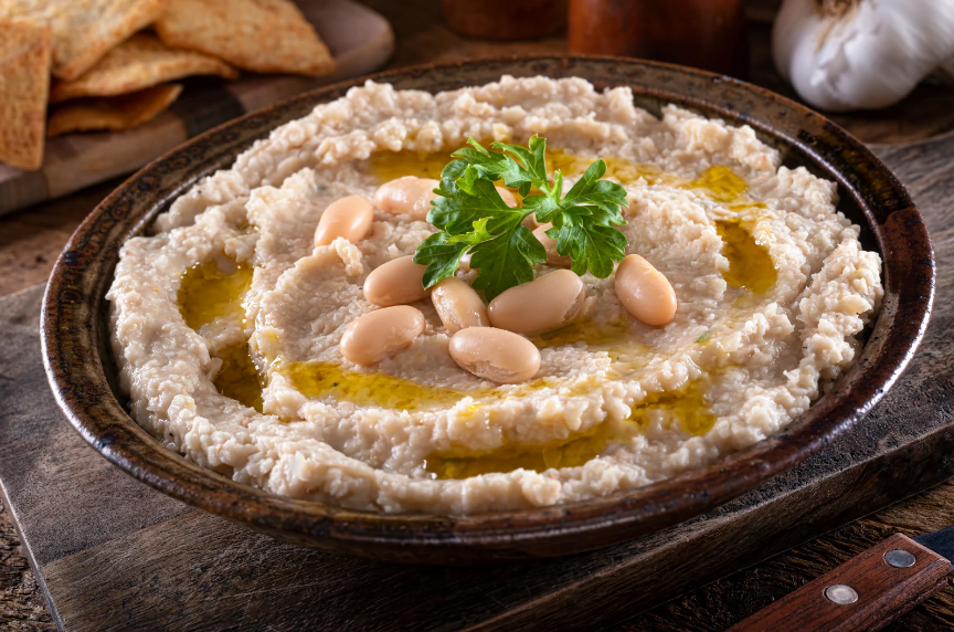 Weißbohnen-Dip mit Rosmarin & Zitrone