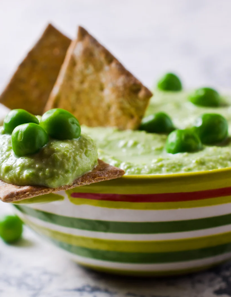 Erbsen-Minze-Dip