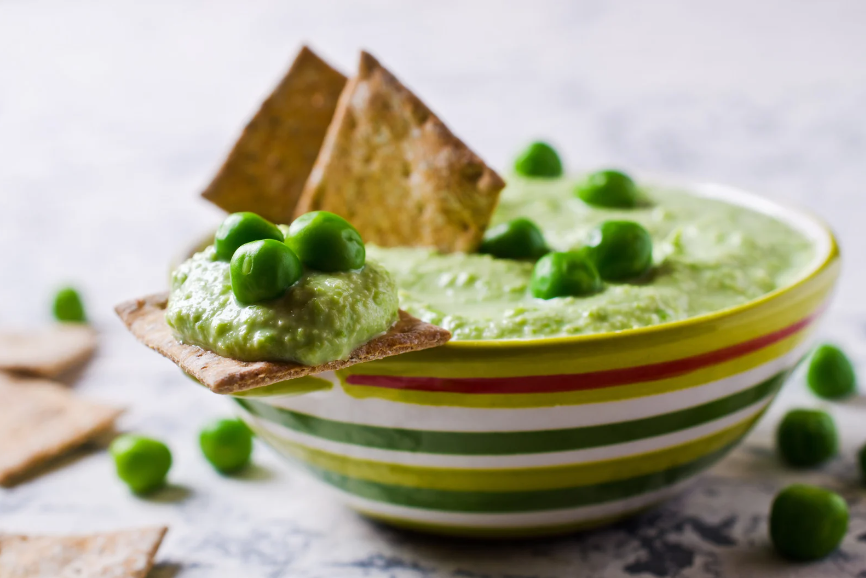 Erbsen-Minze-Dip