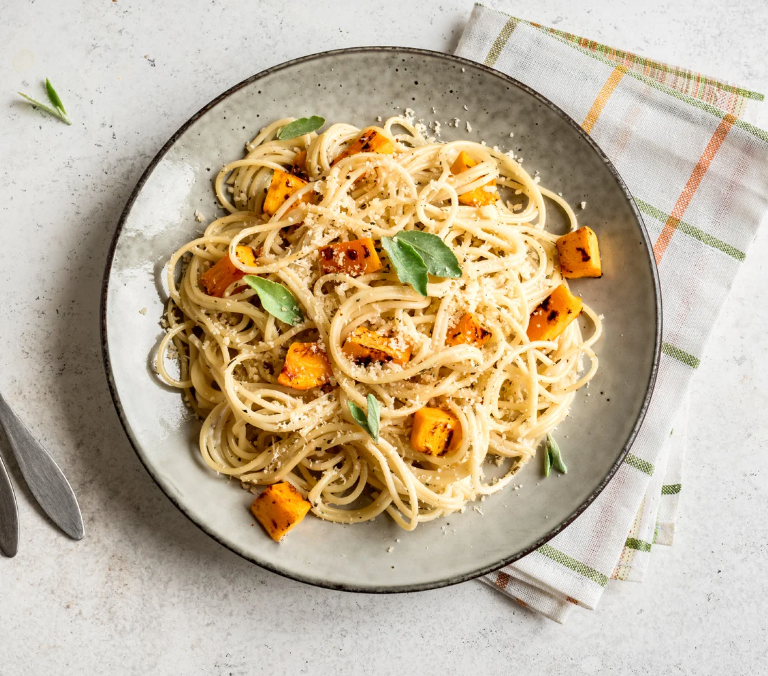Pasta mit Kürbis und Salbei