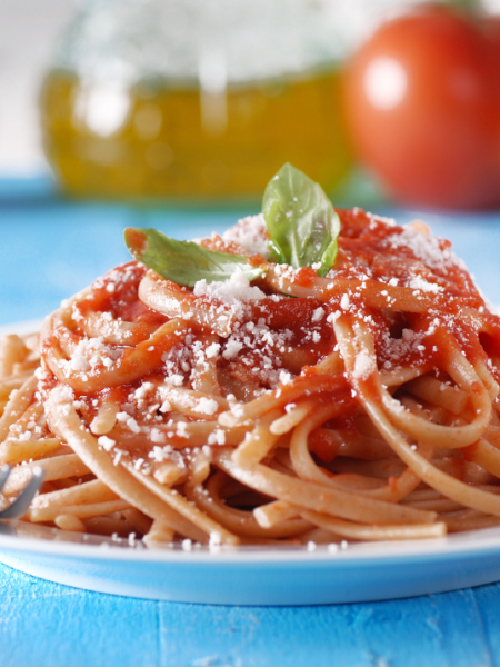 Spaghetti mit Pesto Rosso