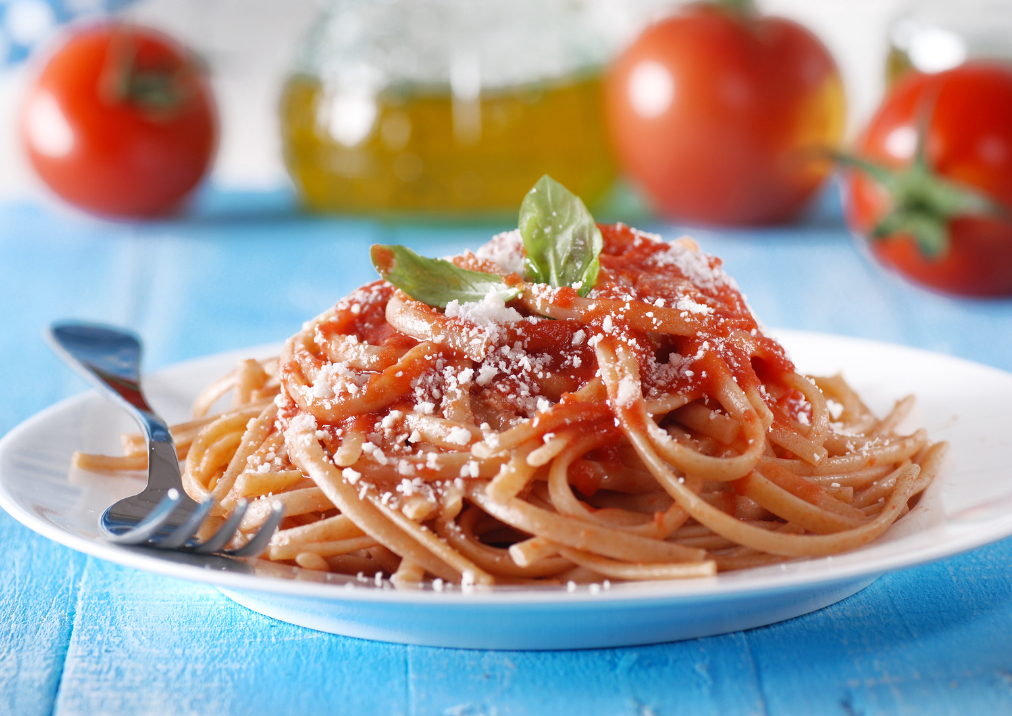 Spaghetti mit Pesto Rosso