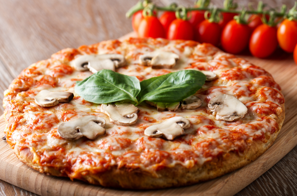 Pizza al Tartufo – mit Trüffelcreme & Pilzen