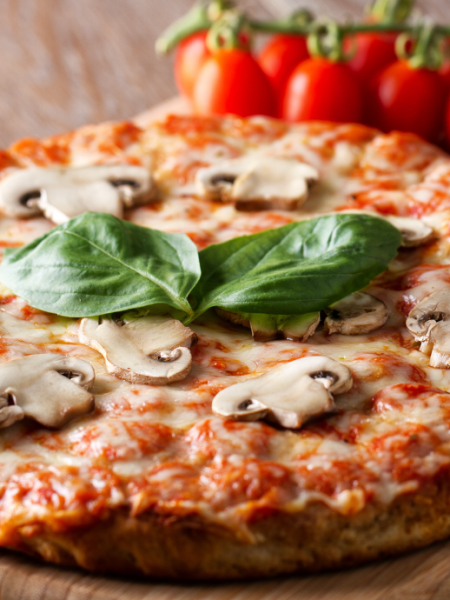 Pizza al Tartufo – mit Trüffelcreme & Pilzen