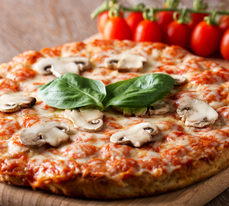 Pizza al Tartufo – mit Trüffelcreme & Pilzen