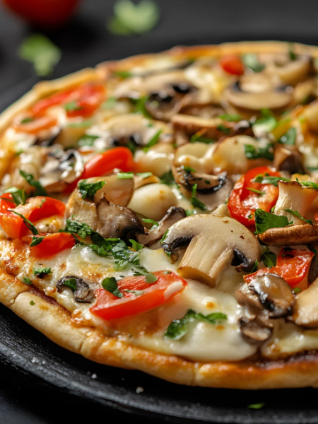 Pizza ai Quattro Stagioni – mit Gemüse der vier Jahreszeiten