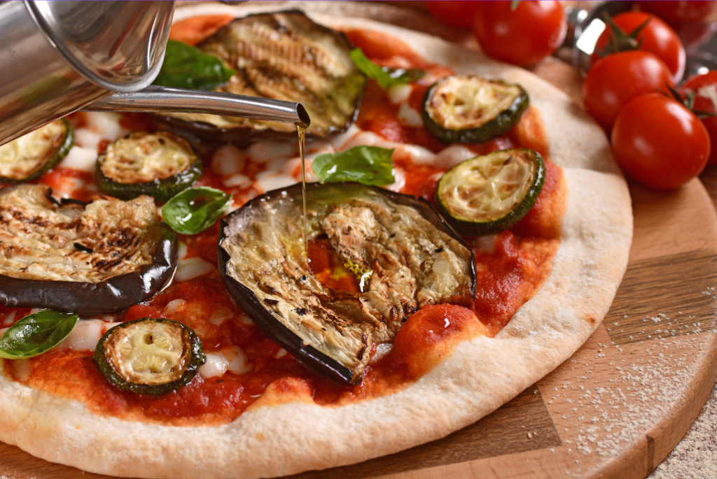 Pizza Verdura – mit gegrilltem Gemüse