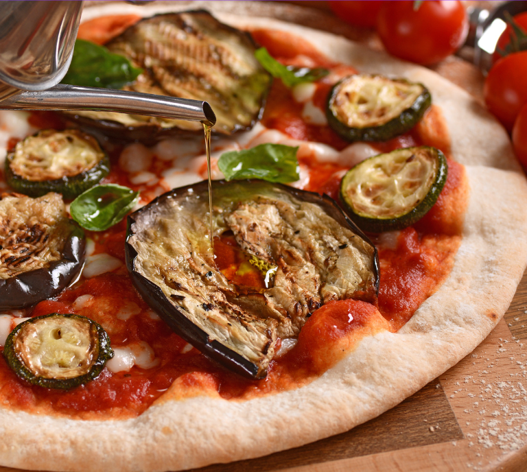 Pizza Verdura – mit gegrilltem Gemüse