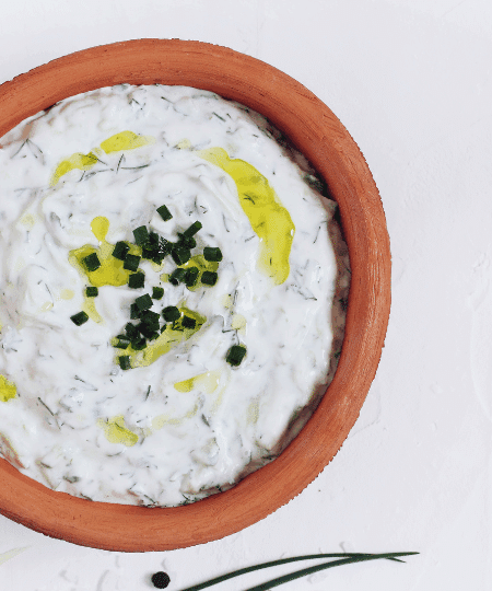 Tzatziki (griechischer Joghurt-Gurken-Dip)