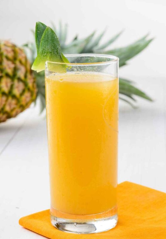 Frischer Ananassaft - Rezept
