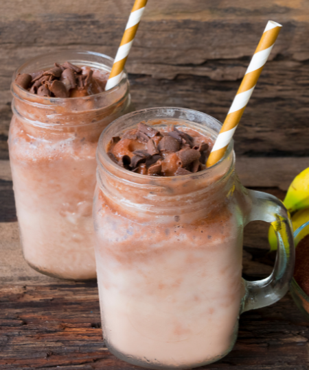 Schoko-Hafer-Smoothie mit Espresso (Vegan Mocha)