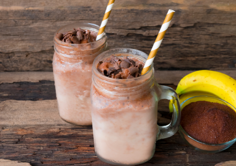 Schoko-Hafer-Smoothie mit Espresso (Vegan Mocha)