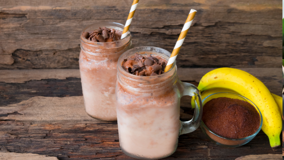 Schoko-Hafer-Smoothie mit Espresso (Vegan Mocha)