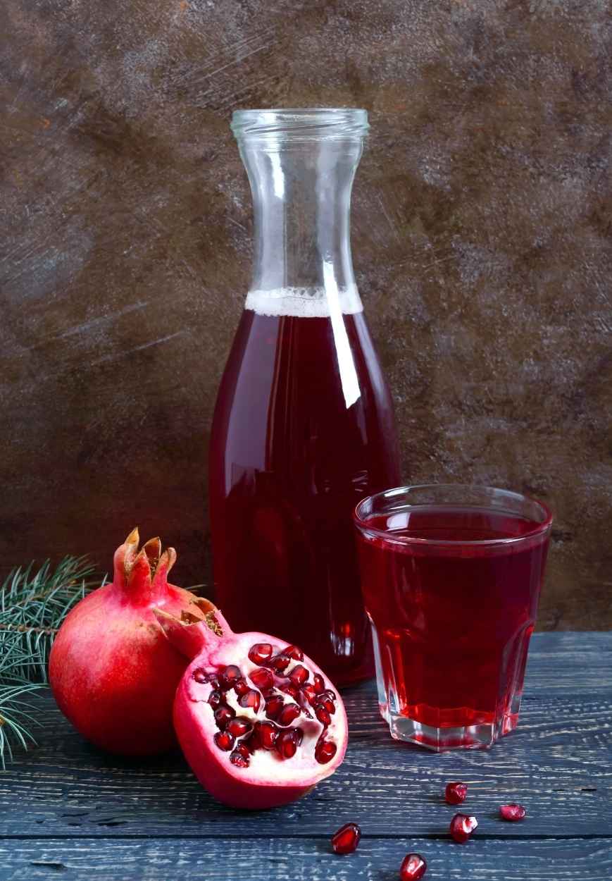 Frischer Granatapfelsaft - Rezept