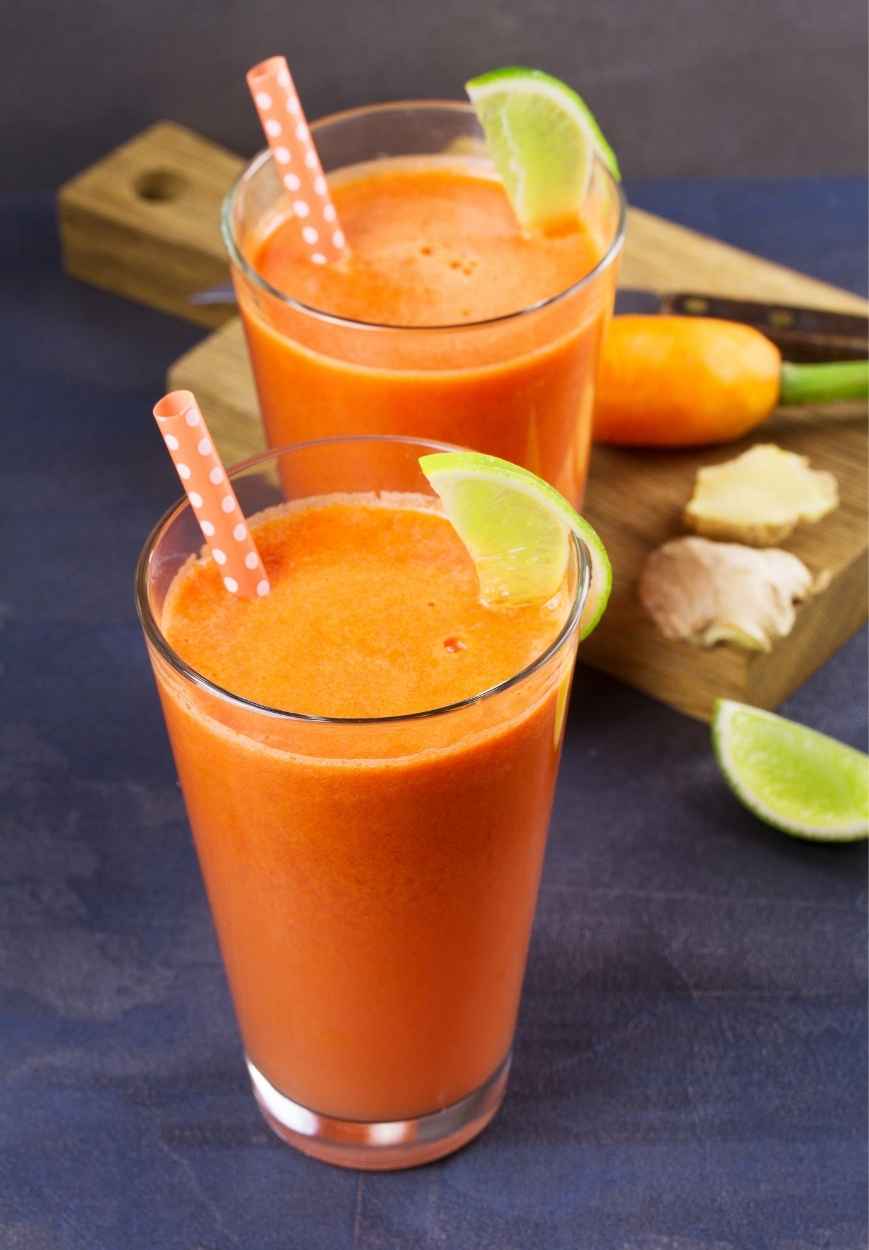 Karotten-Ingwer-Saft - Rezept