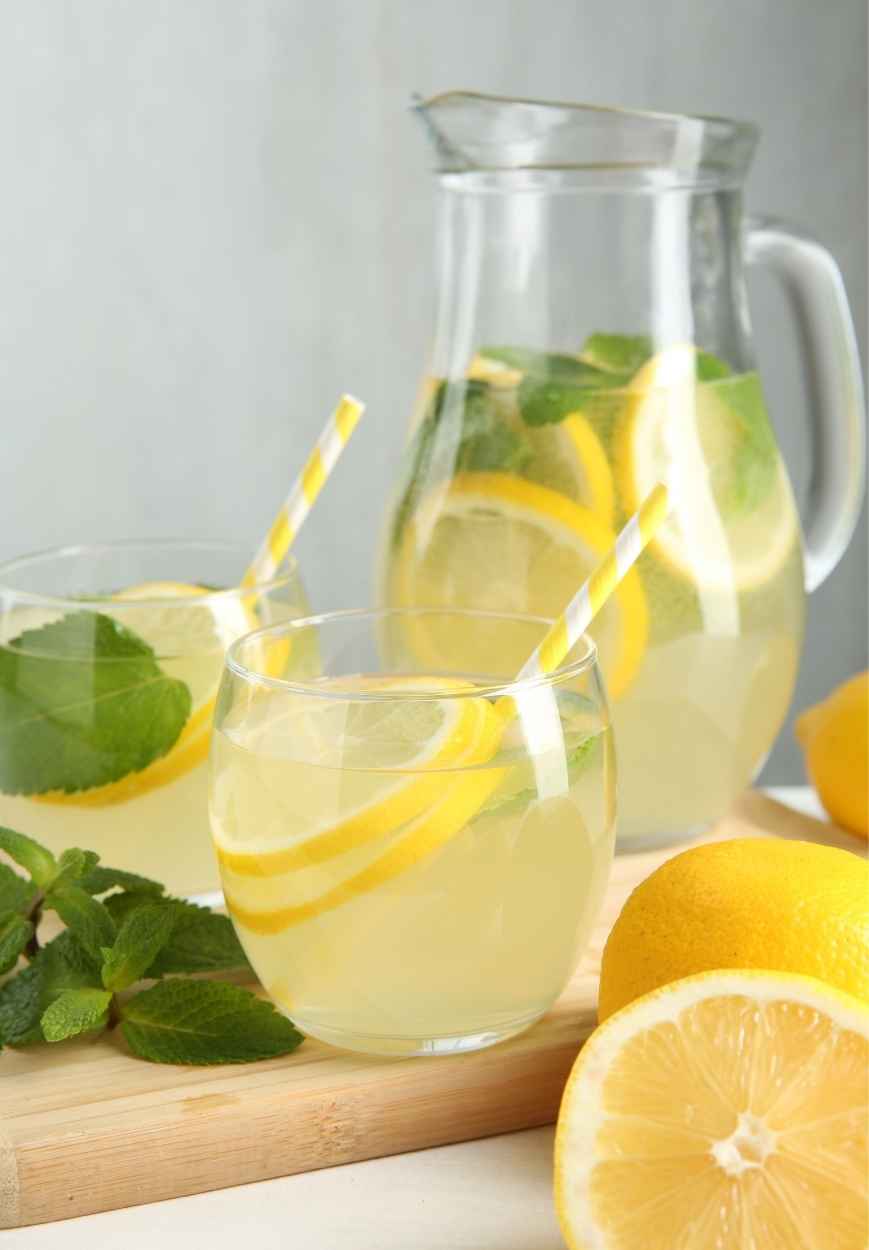 Zitronen-Minze-Saft-Rezept