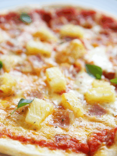 Vegane Ananas-Pizza