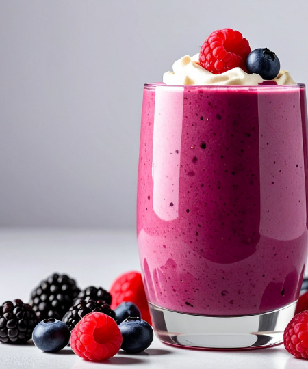 Beeren-Soja-Smoothie – Proteinreich & Fruchtig