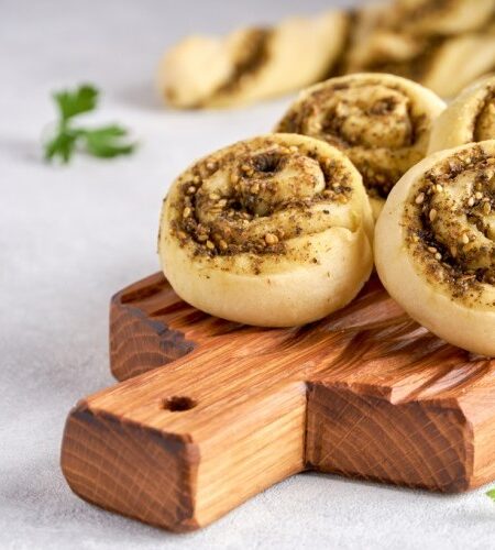 Zaatar-Schnecken – Herzhaftes orientalisches Gebäck