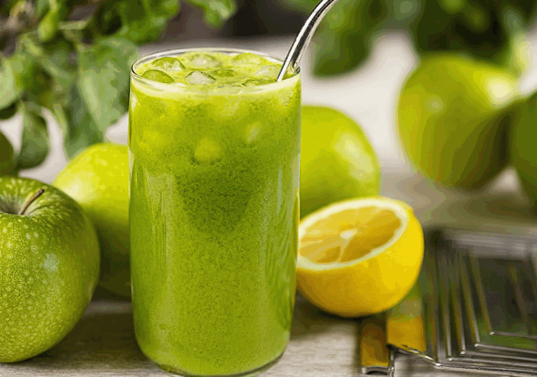 Grüner Apfelsaft - Rezept