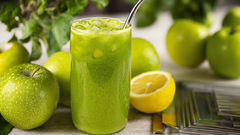 Grüner Apfelsaft - Rezept