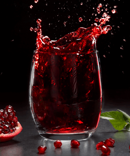 Frischer Granatapfelsaft - Rezept