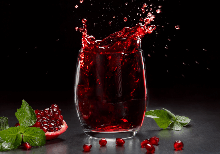 Frischer Granatapfelsaft - Rezept