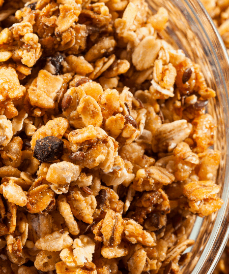 Veganes Knuspermüsli aus dem Ofen