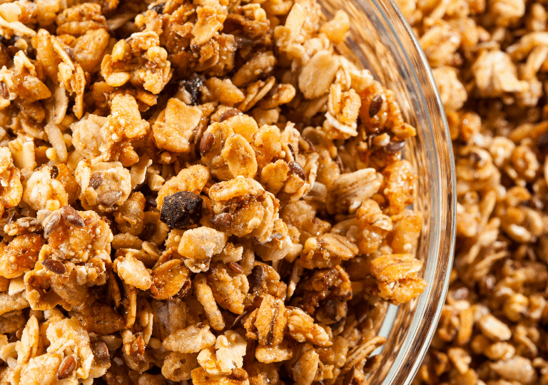 Veganes Knuspermüsli aus dem Ofen
