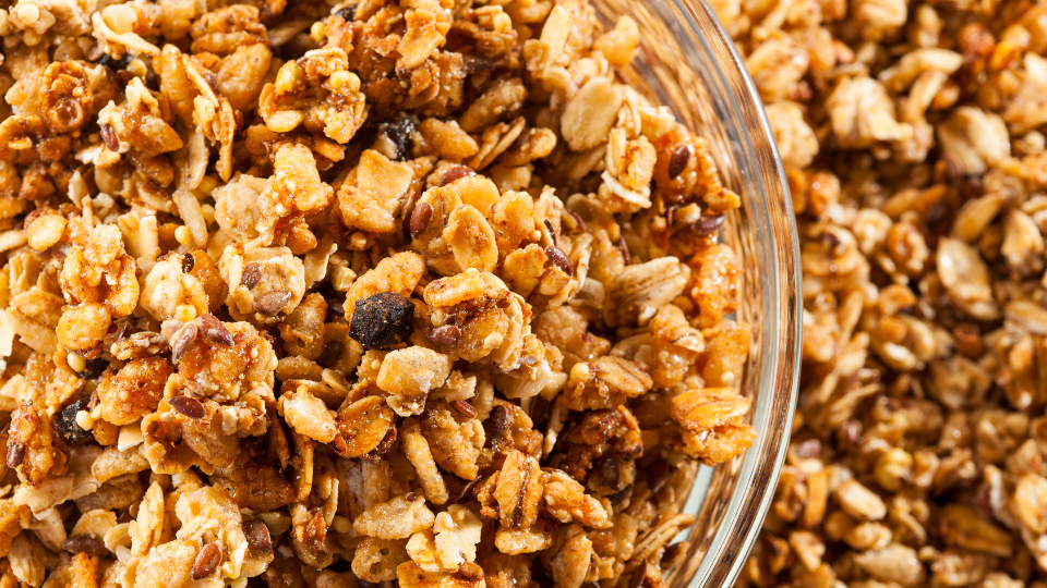 Veganes Knuspermüsli aus dem Ofen