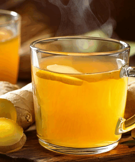 Kurkuma-Ingwer-Honig-Tee