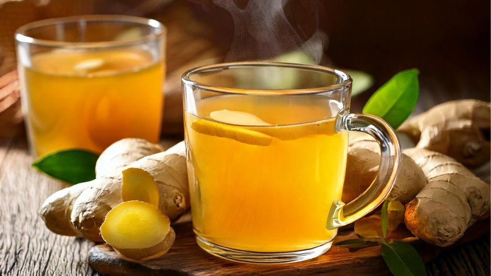 Kurkuma-Ingwer-Honig-Tee